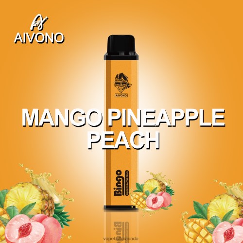 Vape Juice Wholesale Canada - Aivono AIM BINGO 4000 Mango Pineapple Peach 2J4F60136
