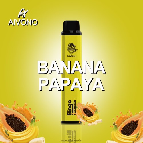 Vape Wholesale Near Me - Aivono AIM BINGO 4000 Banana Papaya 2J4F60137