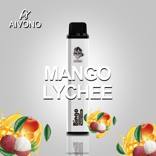 Vape Wholesale Supplier Canada - Aivono AIM BINGO 4000 Mango Lychee 2J4F60139