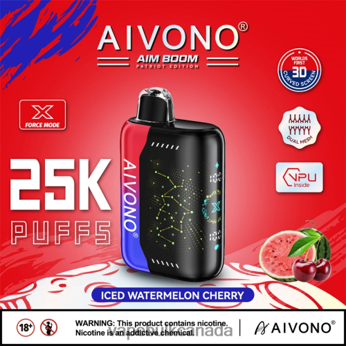 Vape Wholesale Near Me - Aivono AIM BOOM 25000 Iced Watermelon Cherry 2J4F60347