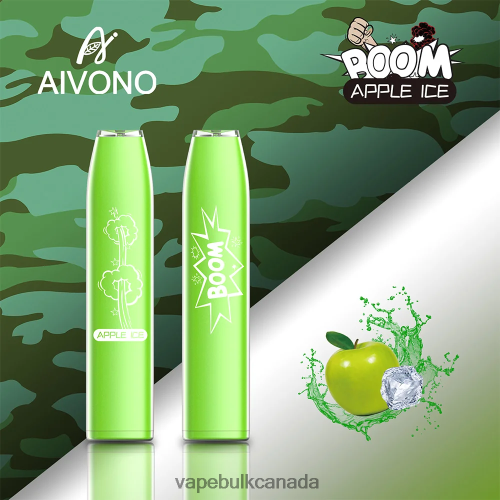 Vape Wholesale Distributor Canada - Aivono AIM BOOM 600 Apple Ice 2J4F60354
