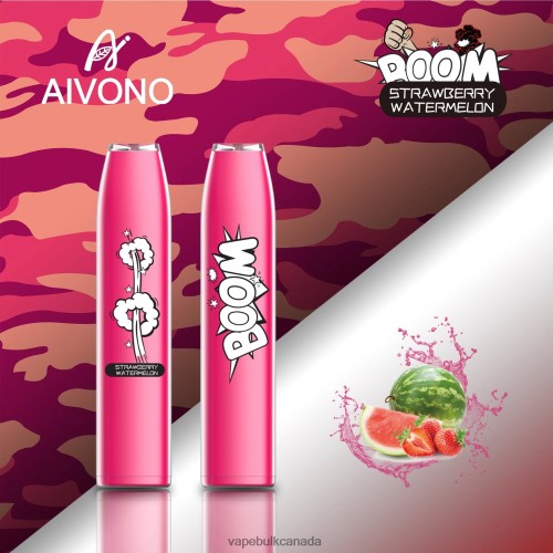 Vape Wholesale Distributor Canada - Aivono AIM BOOM 600 Strawberry Watermelon 2J4F60364