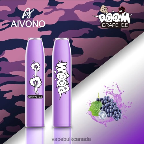 Vape Wholesale Supplier Canada - Aivono AIM BOOM 600 Grape Ice 2J4F60359
