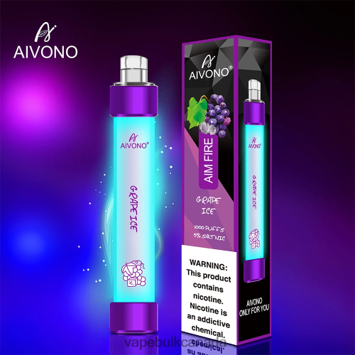 Vape Wholesale Supplier Canada - Aivono AIM FIRE 1000 Grape Ice 2J4F60329