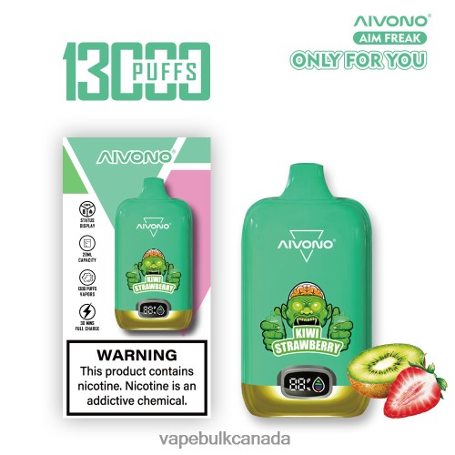 Vape Juice Wholesale Canada - Aivono AIM FREAK 13000 Kiwi Strawberry 2J4F60246