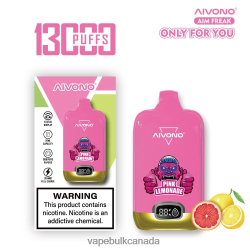 Vape Wholesale Supplier Canada - Aivono AIM FREAK 13000 Pink Lemonade 2J4F60249