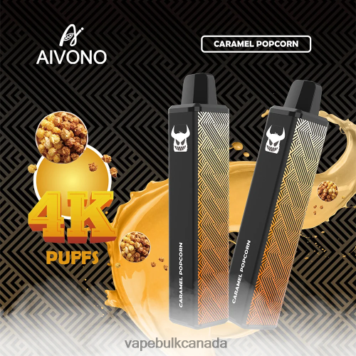 E Cigarette Wholesale - Aivono AIM FREAK 4000 Caramel Popcorn 2J4F60261