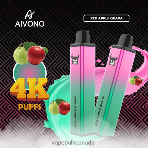 Vape Wholesale Near Me - Aivono AIM FREAK 4000 Red Apple Guava 2J4F60257