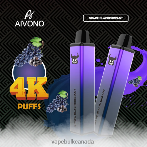 Vape Wholesale Supplier Canada - Aivono AIM FREAK 4000 Grape Blackcurrant 2J4F60259