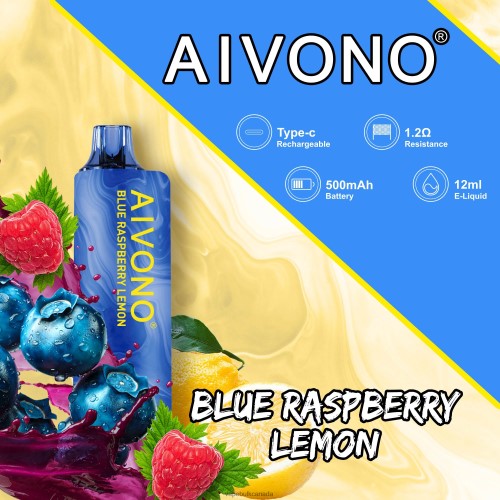 Vape Wholesale Supplier Canada - Aivono AIM GUN 7000 Blueberry Raspberry Lemon 2J4F60109