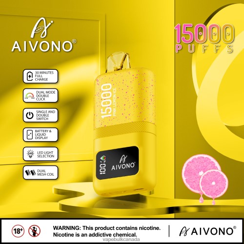 E Cigarette Wholesale - Aivono AIM magic 15000 Pink Lemon Ice 2J4F6061