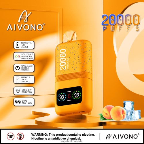 Disposable Vape Wholesale Canada - Aivono AIM magic 20000 Peach Ice 2J4F6085