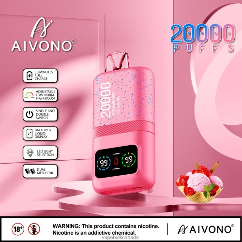 E Cig Wholesale - Aivono AIM magic 20000 Strawberry Ice Cream 2J4F6080