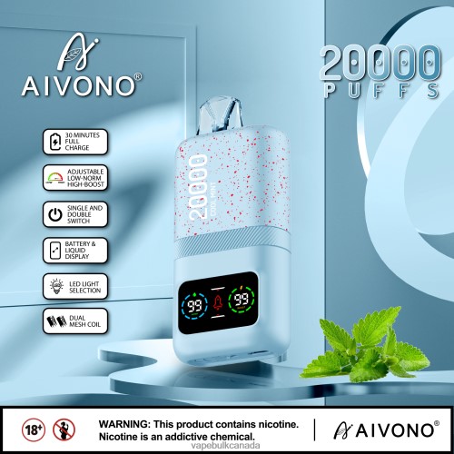 Vape Wholesale Distributor Canada - Aivono AIM magic 20000 Cool Mint 2J4F6084