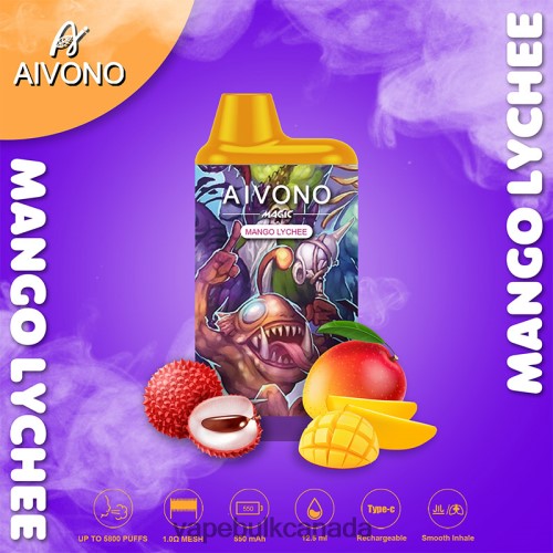 Vape Wholesale - Aivono AIM MAGIC 5800 Mouth Box Cigarette Mango Lychee 2J4F6098