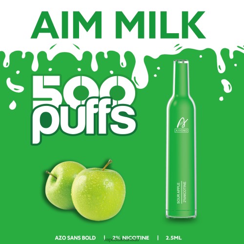 Vape Wholesale Near Me - Aivono AIM MILK 500 Sour Apple 2J4F60267