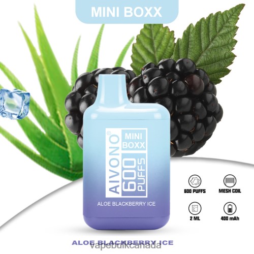 E Cig Wholesale - Aivono AIM MINI BOXX 600 Aloe Current Ice 2J4F60240