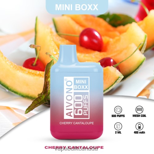 Vape Wholesale Supplier Canada - Aivono AIM MINI BOXX 600 Cherry Cantaloupe 2J4F60239