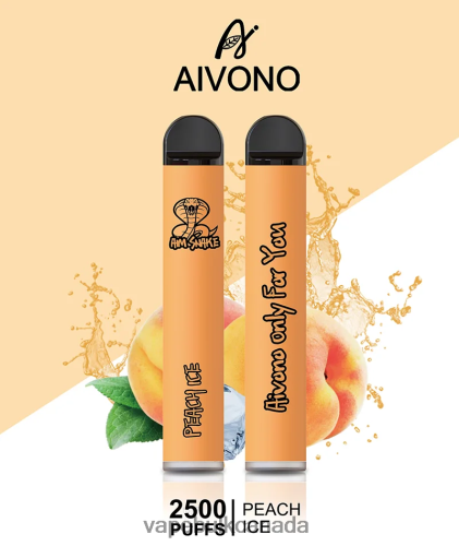 Vape Juice Wholesale Canada - Aivono AIM SNAKE 2500 Peach Ice 2J4F60316