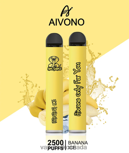 Vape Wholesale - Aivono AIM SNAKE 2500 Banana Ice 2J4F60298