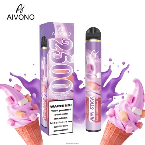 Vape Wholesale Near Me - Aivono AIM STICK 2500 Vanilla Taro Ice Cream 2J4F60147