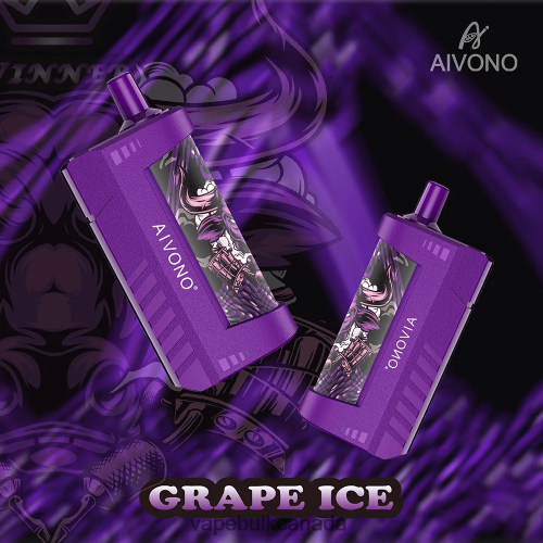 Disposable Vape Wholesale Canada - Aivono AIM WINNER 5000 Grape Ice 2J4F60125