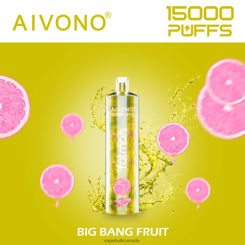 Vape Juice Wholesale Canada - Aivono FATMAN 15000 Big Bang Fruit 2J4F6016
