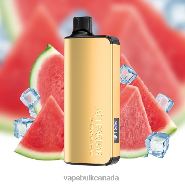 Disposable Vape Wholesale Canada - Alibarbar Ingot 20000 Disposable Vape Watermelon Ice P60ZF45