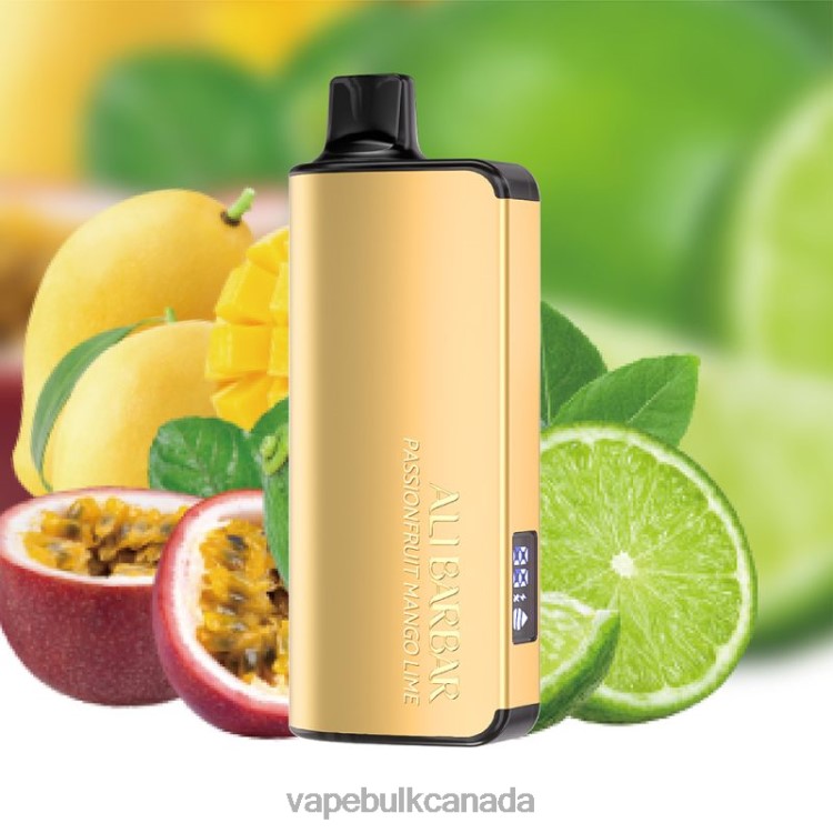 Vape Wholesale Supplier Canada - Alibarbar Ingot 20000 Disposable Vape Passionfruit Mango Lime P60ZF39