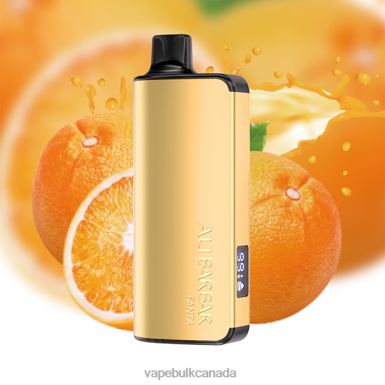 Vape Juice Wholesale Canada - Alibarbar Ingot 9000 Disposable Vape California Sunset P60ZF16