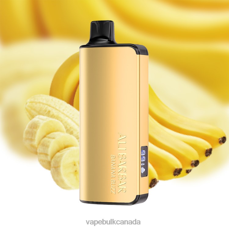 Vape Wholesale Near Me- Alibarbar Ingot 9000 Disposable Vape Banana Buzz P60ZF27