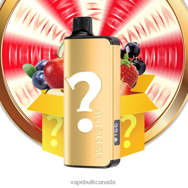 Vape Wholesale Supplier Canada - Alibarbar Ingot 9000 Disposable Vape Flavour Roulette P60ZF19