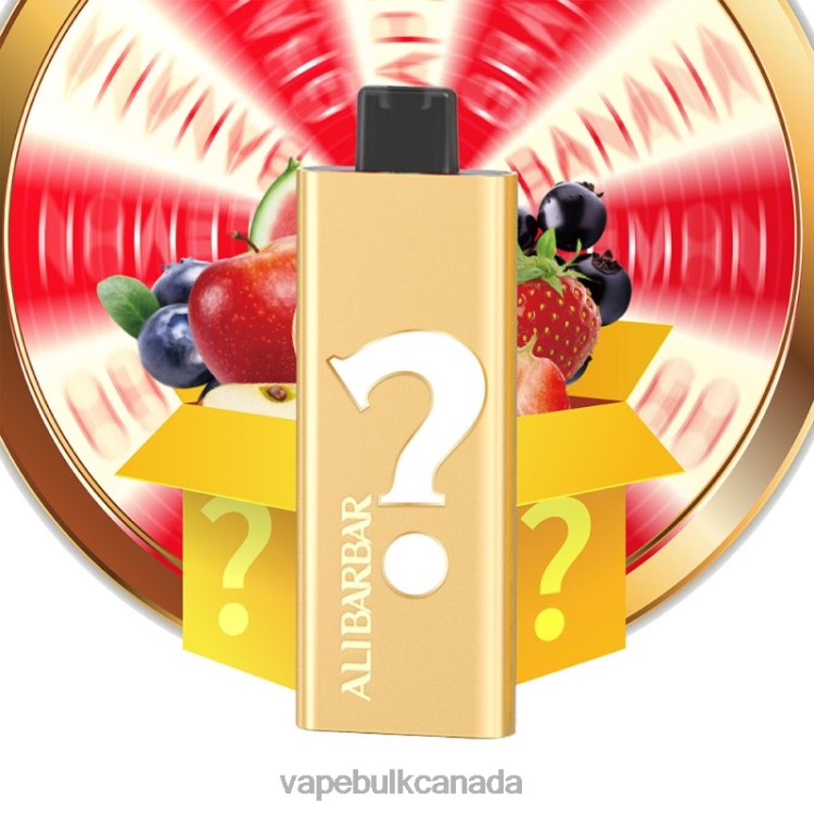 Disposable Vape Wholesale Canada - Alibarbar Pandora 7000 Disposable Vape Flavour Roulette P60ZF55