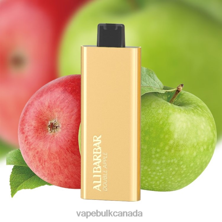 Vape Juice Wholesale Canada - Alibarbar Pandora 7000 Disposable Vape Double Apple P60ZF66