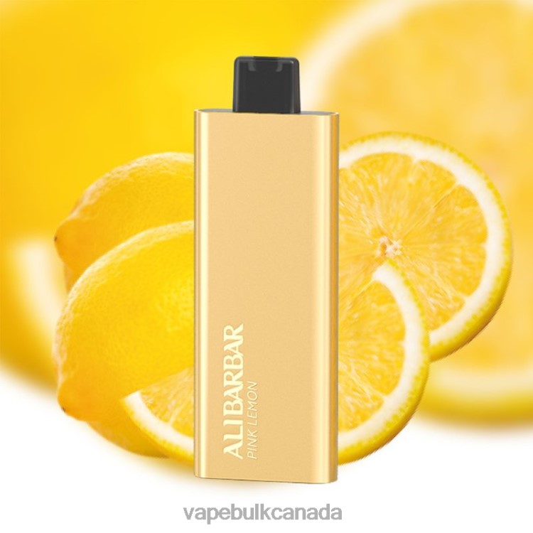 Vape Wholesale Supplier Canada - Alibarbar Pandora 7000 Disposable Vape Pink Lemon P60ZF59