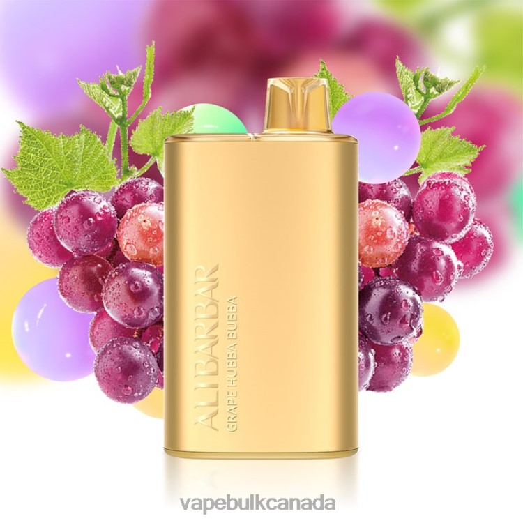 Vape Juice Wholesale Canada - Alibarbar Rich 8000 Disposable Vape Grape Hubba Bubba P60ZF6