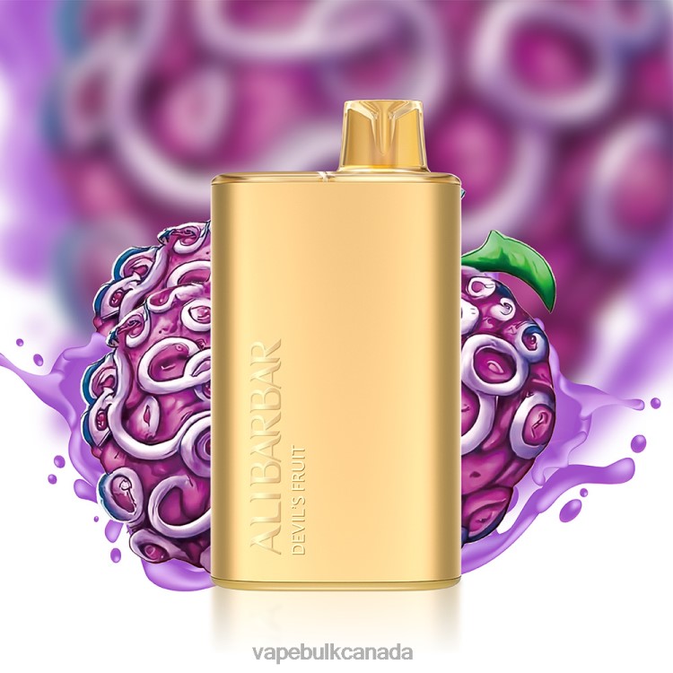 Vape Juice Wholesale Canada - Alibarbar Rich 8000 Disposable Vape Grape Hubba Bubba P60ZF6