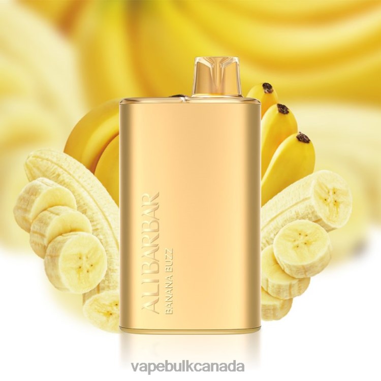 Vape Wholesale Canada - Alibarbar Rich 8000 Disposable Vape Banana Buzz P60ZF2