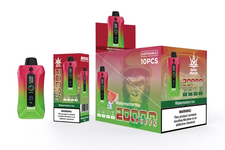 Vape Wholesale Near Me- Bang Beach 20000 Puffs Smart Screen Vape Watermelon Ice 680L7