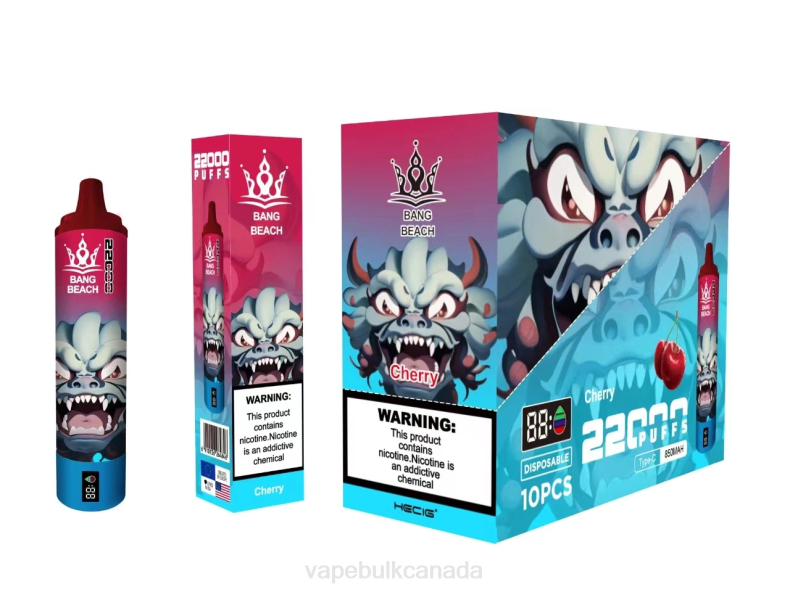 Vape Wholesale Near Me- Bang Beach 22000 Puffs Smart Screen Cherry 680L17