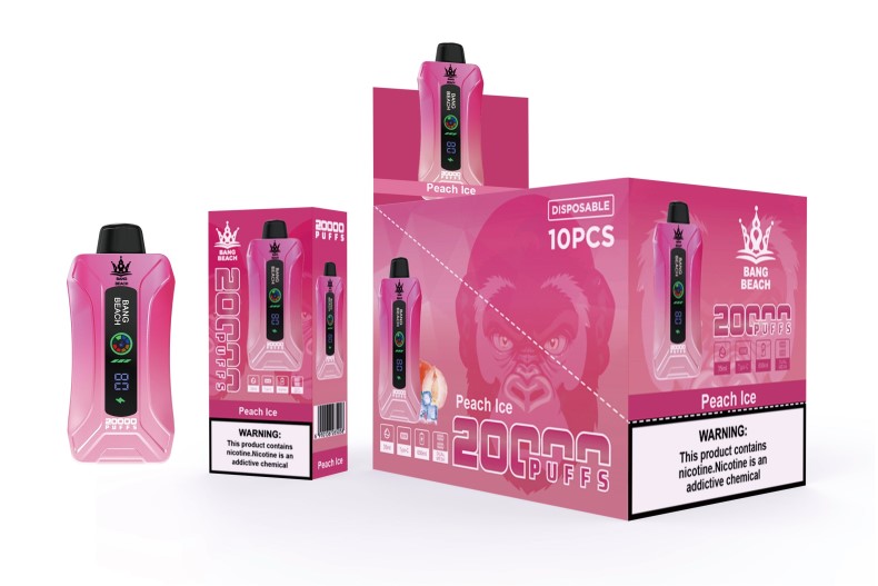 Vape Wholesale Supplier Canada - Bang Beach 20000 Puffs Smart Screen Vape Peach Ice 680L9