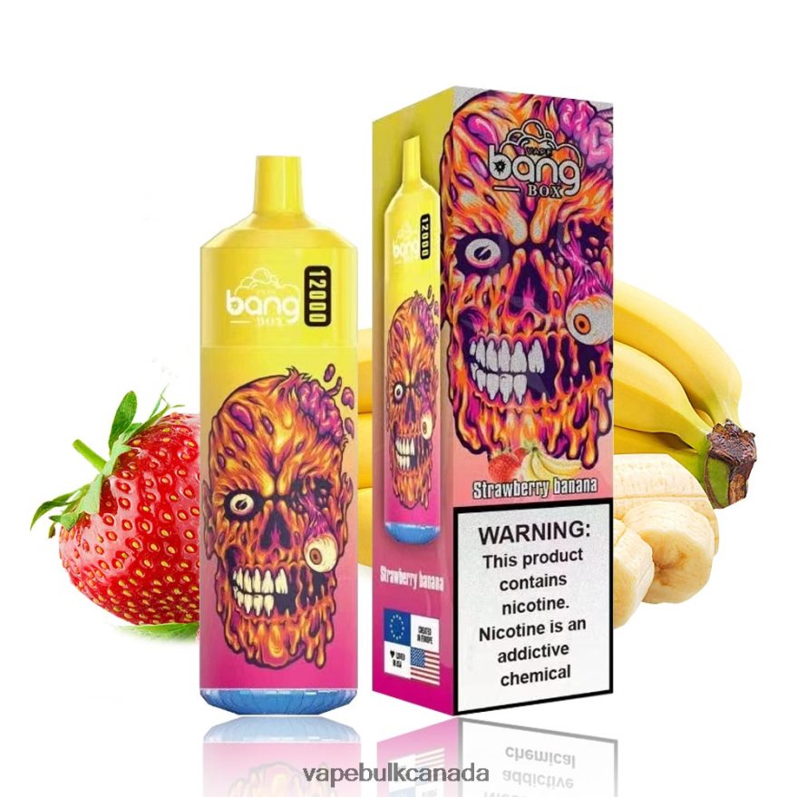 466BLN114 Strawberry Banana - Vape Wholesale Distributor Canada Bang Box 12000 Puffs