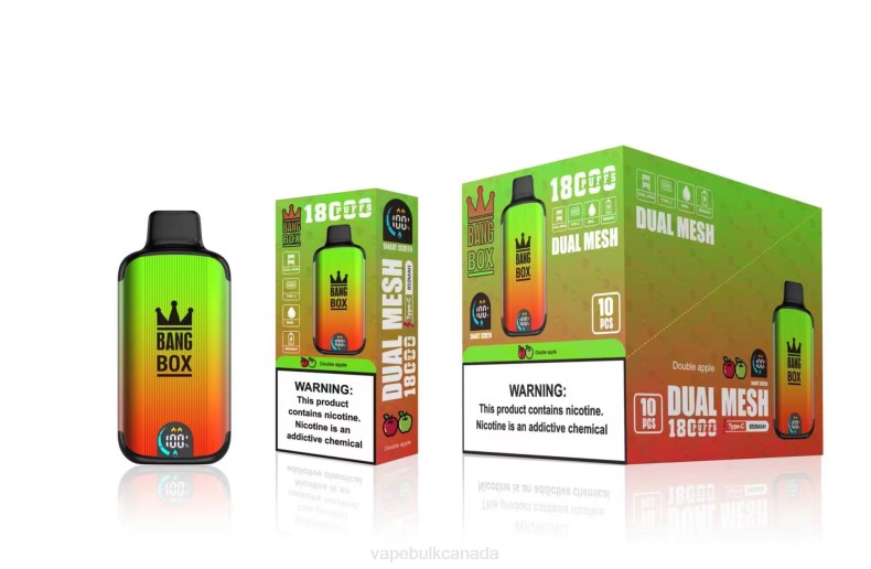 Disposable Vape Wholesale Canada - Bang Box 18000 puffs Double Apple 680L93