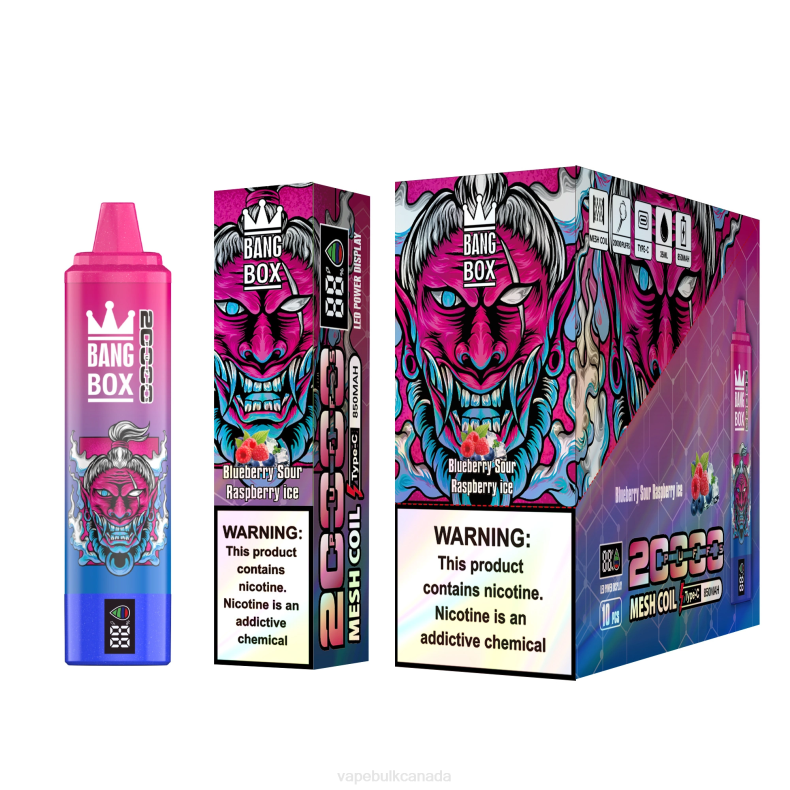 E Cig Wholesale - Bang Box 20000 Blueberry Sour Raspberry Ice 680L55