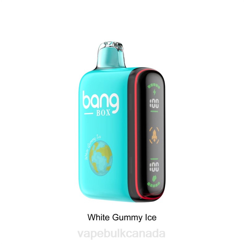 E Cig Wholesale - Bang Box 9000-18000 Puffs Intelligent Power Display White Gummy Ice 680L30
