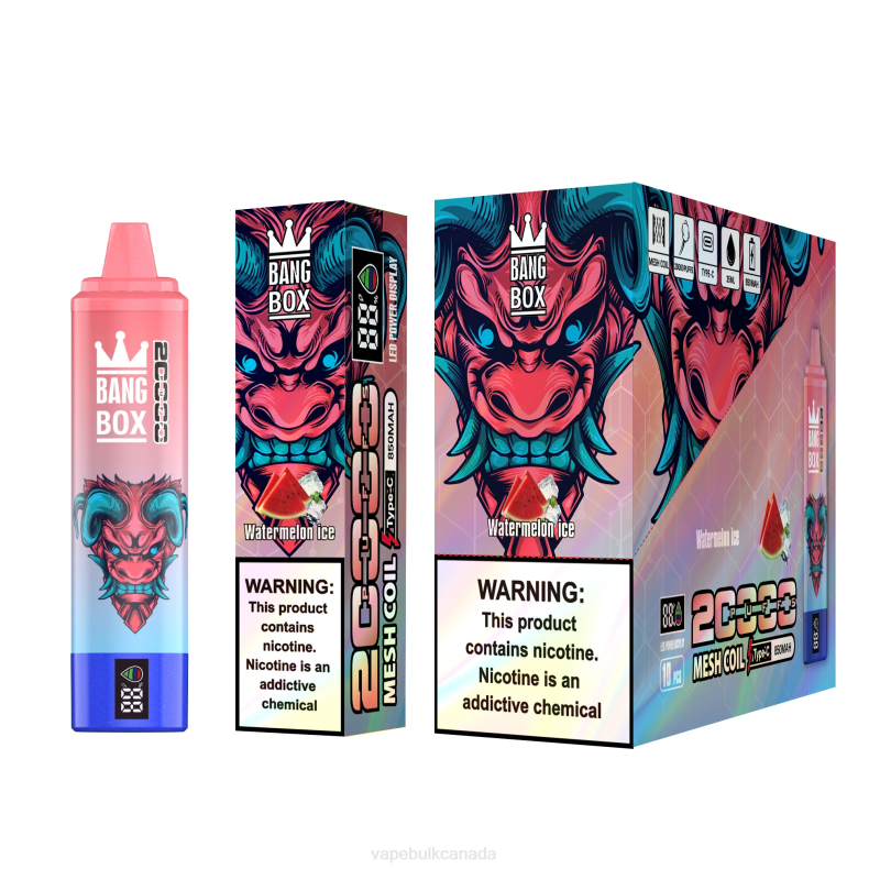 E Cigarette Wholesale - Bang Box 20000 Watermelon Ice 680L56