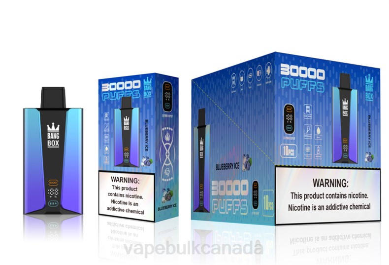 E Cigarette Wholesale - Bang Box 30000 Puffs Smart Screen Blueberry Ice 680L79