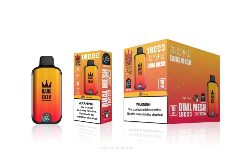 Vape Juice Wholesale Canada - Bang Box 18000 puffs Tiger Blood 680L94