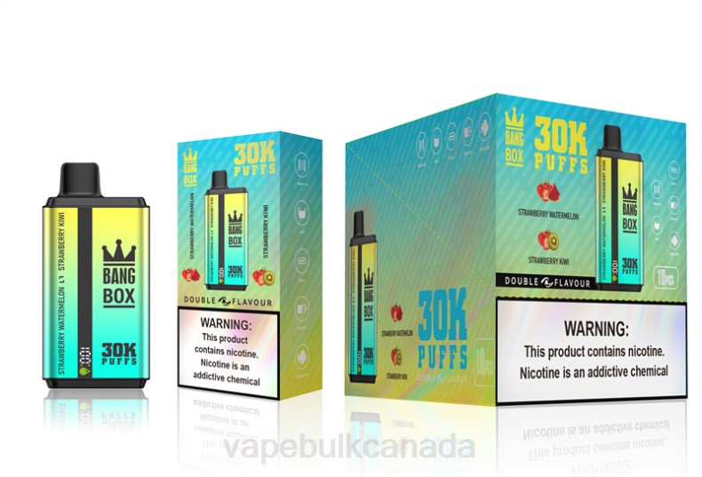 Vape Juice Wholesale Canada - Bang Box 30000 Puffs Dual Flavors Strawberry Watermelon & Strawberry Kiwi 680L64