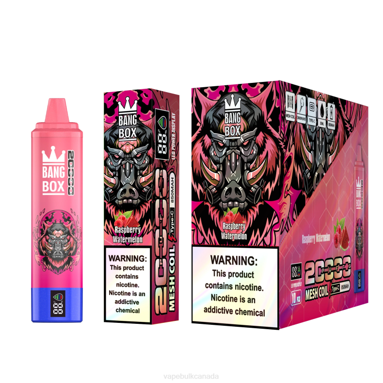 Vape Wholesale - Bang Box 20000 Raspberry Watermelon 680L53